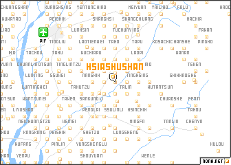 map of Hsia-shu-shan