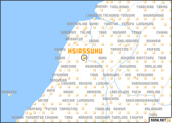 map of Hsia-ssu-hu