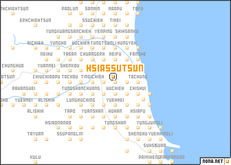 map of Hsia-ssu-ts\