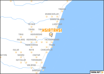 map of Hsia-ta-hsi
