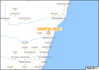 map of Hsia-to-liang