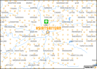 map of Hsia-ts\