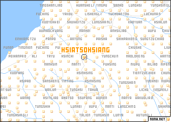 map of Hsia-ts\