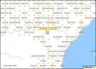 map of Hsia-tung