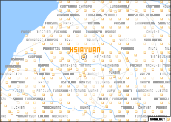 map of Hsia-yüan