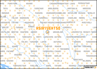 map of Hsia-yüeh-ts\