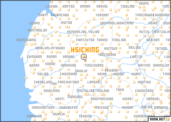 map of Hsi-ching
