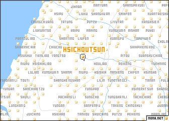 map of Hsi-chou-ts\
