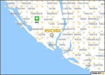 map of Hsi-chou