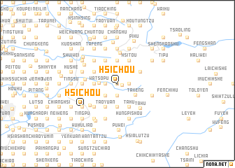 map of Hsi-chou