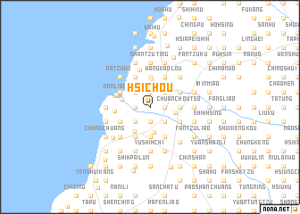 map of Hsi-chou