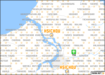 map of Hsi-chou