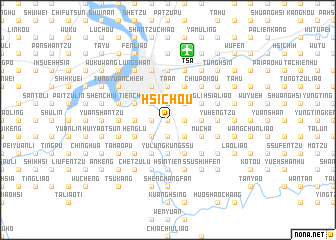 map of Hsi-chou