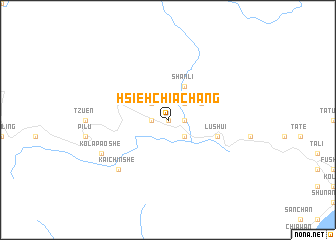 map of Hsieh-chia-ch\