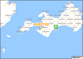 map of Hsien-ts\