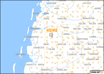 map of Hsi-ho