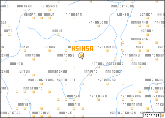 map of Hsi-hsa