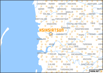 map of Hsi-hsia-ts\