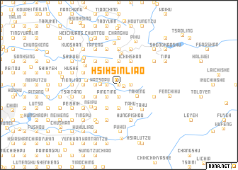 map of Hsi-hsin-liao