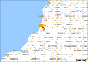 map of Hsi-hu