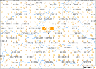 map of Hsi-k\