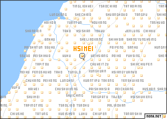 map of Hsi-mei