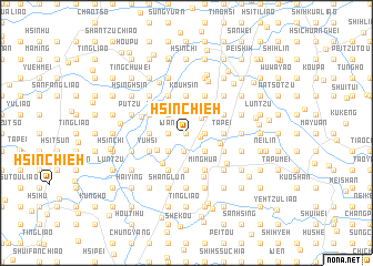 map of Hsin-chieh