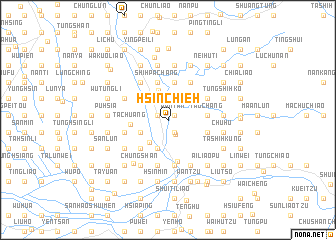 map of Hsin-chieh