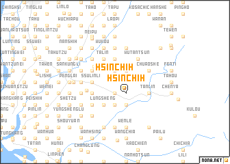 map of Hsin-chih