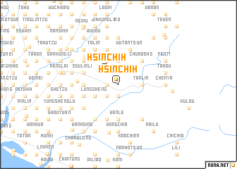 map of Hsin-chih