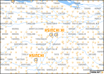 map of Hsin-chi