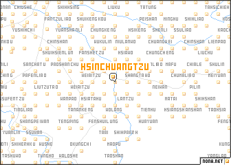 map of Hsin-chuang-tzu