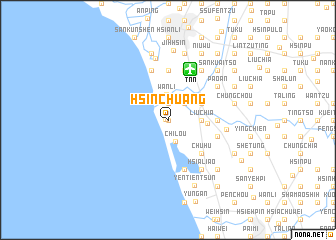 map of Hsin-chuang