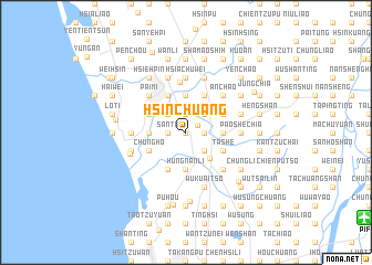 map of Hsin-chuang