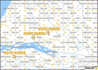 map of Hsin-chuang