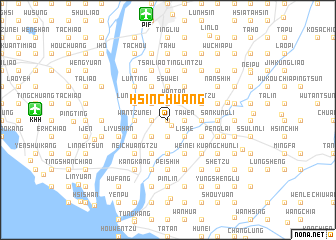 map of Hsin-chuang