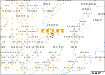 map of Hsin-chuang