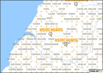 map of Hsin-chuang