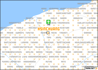 map of Hsin-chuang