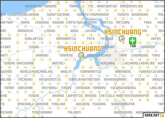 map of Hsin-chuang