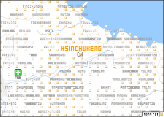 map of Hsin-chu-k\