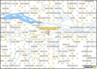 map of Hsing-kuei