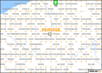 map of Hsing-kuo