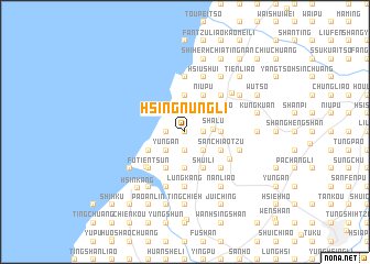 map of Hsing-nung-li