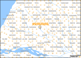 map of Hsing-nung