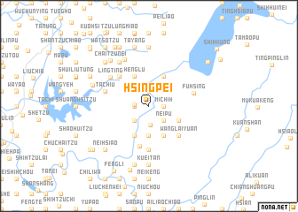 map of Hsing-pei