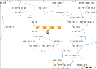 map of Hsinhkamhsai