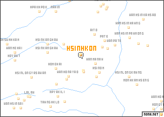 map of Hsinhkön