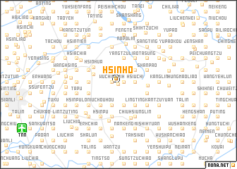 map of Hsin-ho