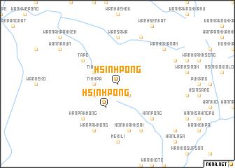 map of Hsinhpong